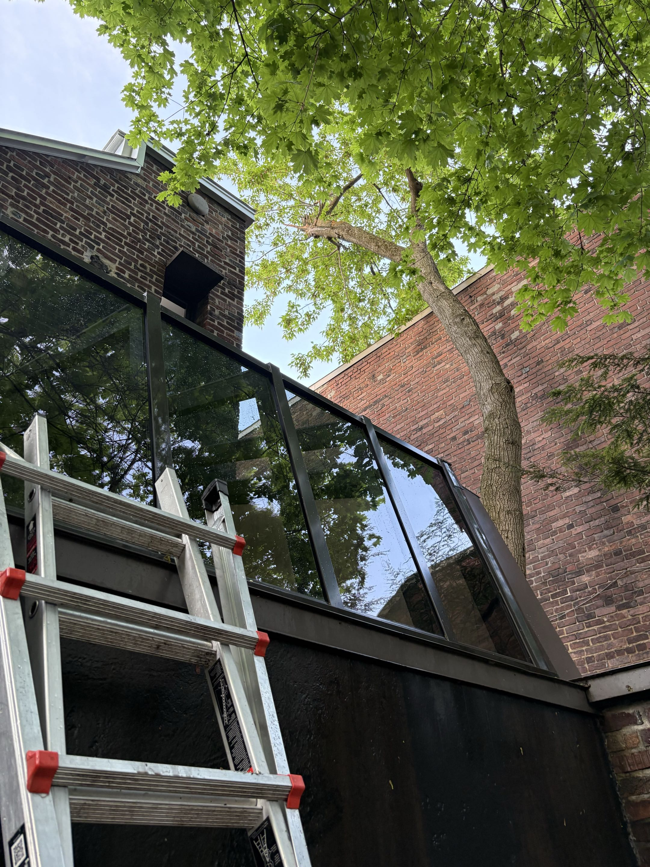 Spotless glass drying